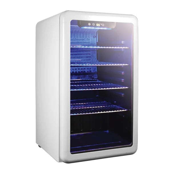 Magic Chef® 3.4-Cu. Ft. Retro Beverage Cooler (White)