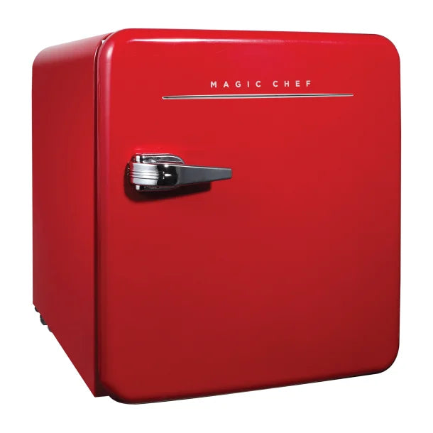 Magic Chef® 1.6-Cu. Ft. ENERGY-STAR® Certified Retro Mini Fridge with Manual Defrost (Red)