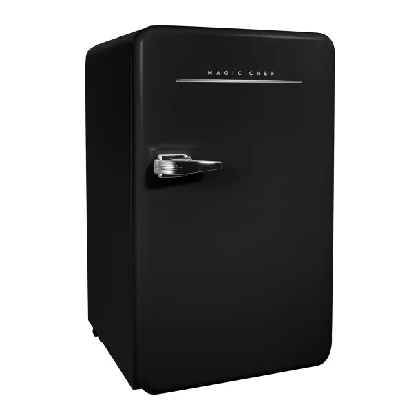 Magic Chef® 3.2-Cu. Ft. ENERGY-STAR® Certified Retro Mini Fridge with Manual Defrost (Black)