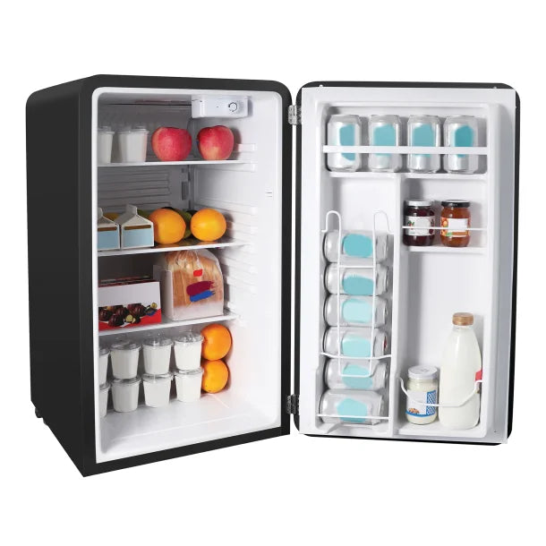 Magic Chef® 3.2-Cu. Ft. ENERGY-STAR® Certified Retro Mini Fridge with Manual Defrost (Black)