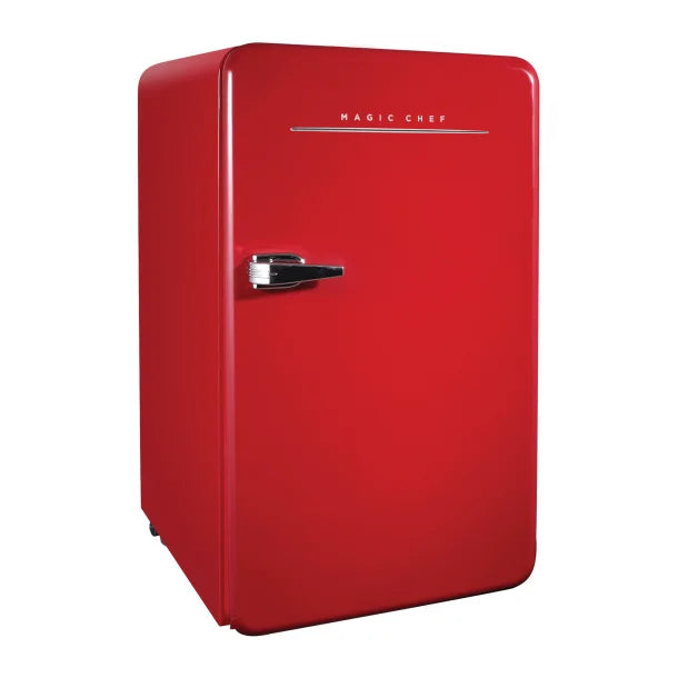 Magic Chef® 3.2-Cu. Ft. ENERGY-STAR® Certified Retro Mini Fridge with Manual Defrost (Red)