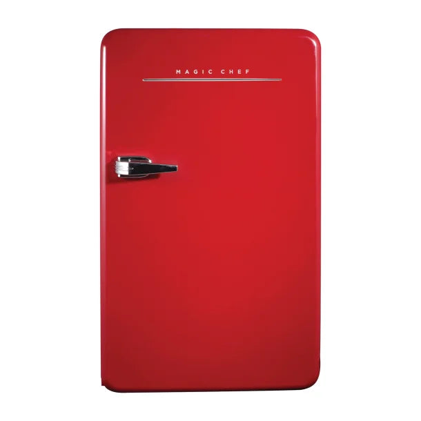 Magic Chef® 3.2-Cu. Ft. ENERGY-STAR® Certified Retro Mini Fridge with Manual Defrost (Red)