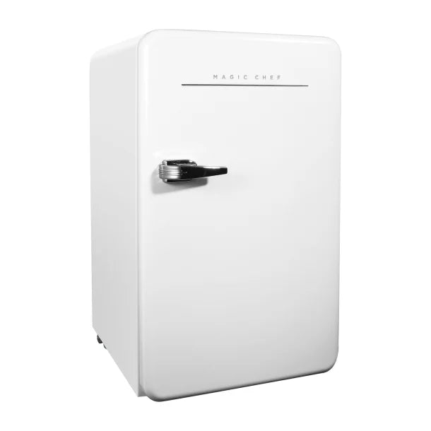 Magic Chef® 3.2-Cu. Ft. ENERGY-STAR® Certified Retro Mini Fridge with Manual Defrost (White)