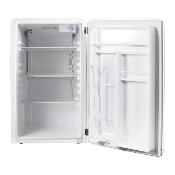 Magic Chef® 3.2-Cu. Ft. ENERGY-STAR® Certified Retro Mini Fridge with Manual Defrost (White)