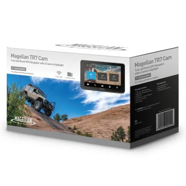 Magellan® TR7 Cam Trail and Street 7-Inch GPS Navigator with Rotatable Trail Camera