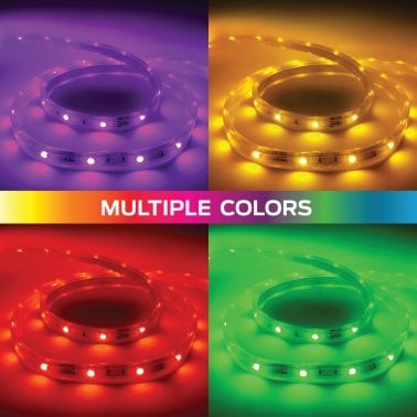 Monster® Multi-Color and Multi-White Indoor/Outdoor LED Light Strip, 16.4 ft.