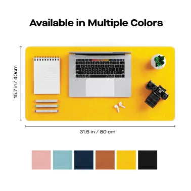 Mobile Pixels PU Leather Desk Mat (Racing Yellow)