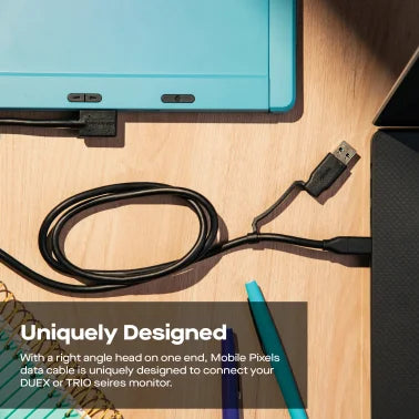 Mobile Pixels 3-Ft. USB-C® to USB-C® Cable with Type-A Adapter, Black