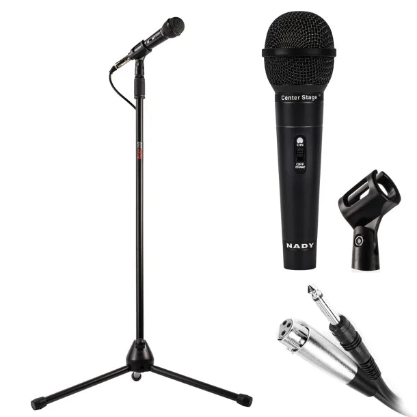 Nady® CenterStage™ MSC3 Professional Dynamic Microphone with Stand