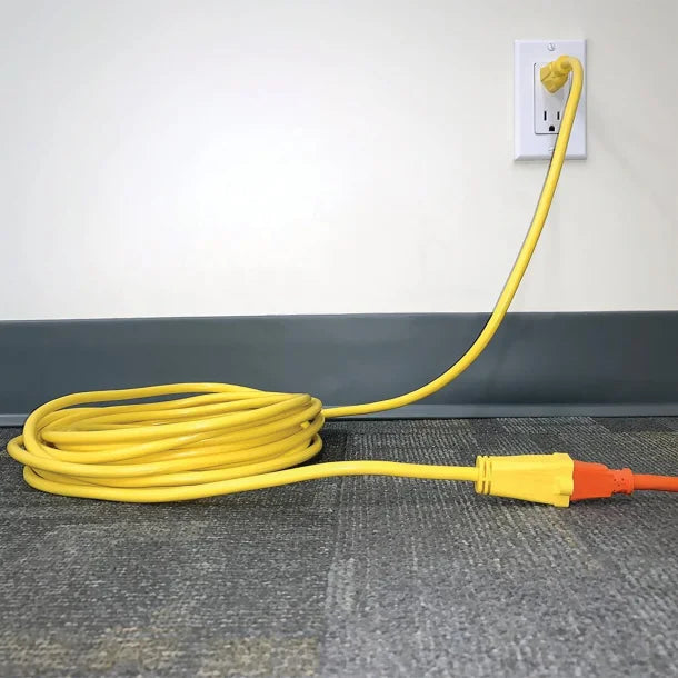 STANLEY® Outdoor Grounded Power Extension Cord, Yellow (15 Ft.)