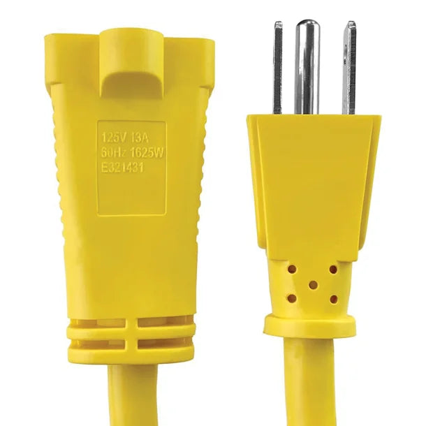 STANLEY® Outdoor Grounded Power Extension Cord, Yellow (15 Ft.)