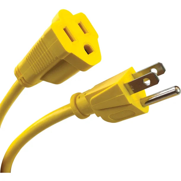 STANLEY® Outdoor Grounded Power Extension Cord, Yellow (25 Ft.)