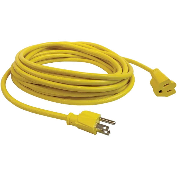 STANLEY® Outdoor Grounded Power Extension Cord, Yellow (25 Ft.)