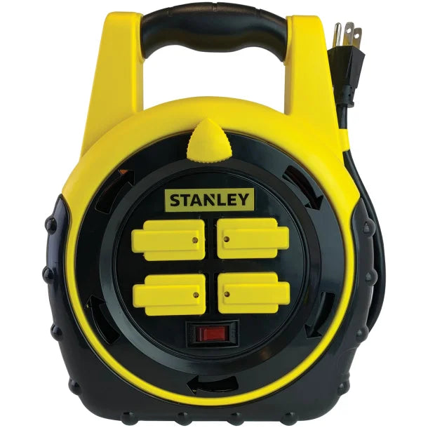 STANLEY® ShopMAX Power Hub Cord Reel, 4 Outlets, 20-Ft. Cord, 33959