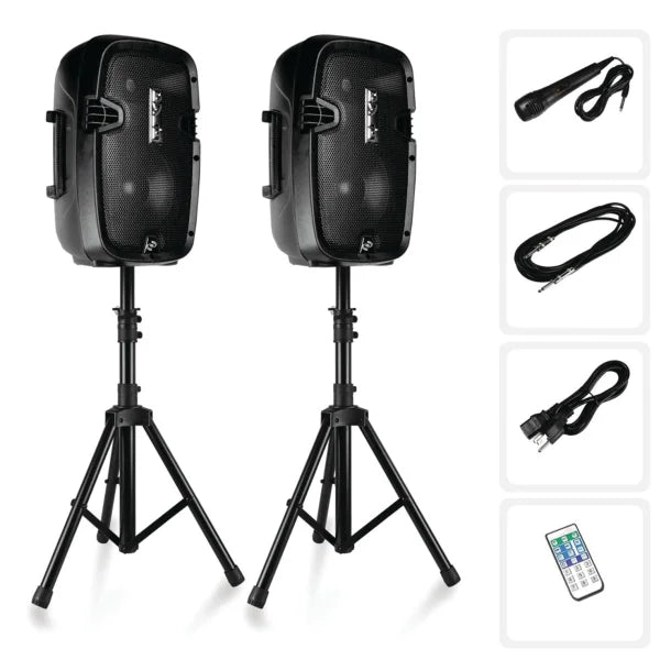 Pyle® 700-Watt Active/Passive Dual Speaker System Kit