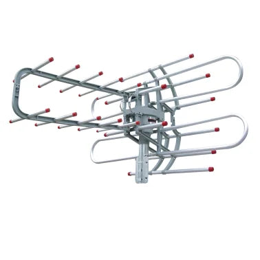 QFX® HD/DTV/UHF/VHF/FM 360° Rotating Outdoor Antenna