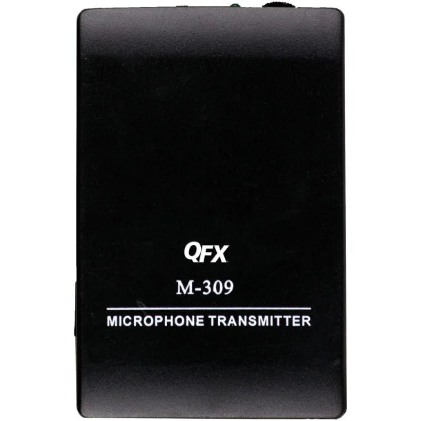 QFX® M-309 Wireless Microphone System with Headset and Lapel Microphones and Body Pack Transmitter