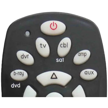 QFX® 6-Device Universal Remote with Glow-in-the-Dark Buttons, Black