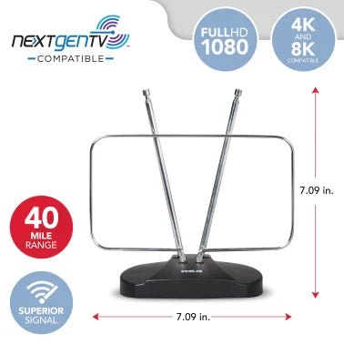 RCA Indoor FM and HDTV Antenna