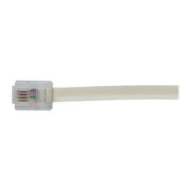 RCA Rounded Phone Line Cord (7 Ft.; Ivory)