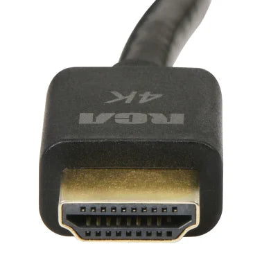 RCA Digital Plus High Speed HDMI® Cable with Ethernet, Black (6 Ft.)