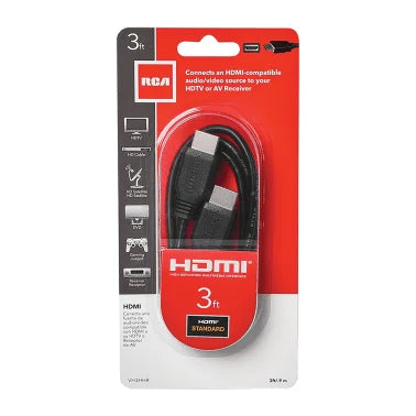 RCA Standard HDMI® Cable, 3 Ft.