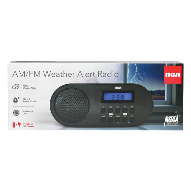 RCA AM/FM NOAA® Weather Alert Radio