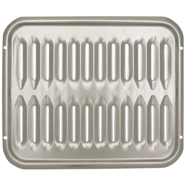 Range Kleen® 13-In. x 16-In. 2-Piece Porcelain Broiler Pan with Chrome Grill