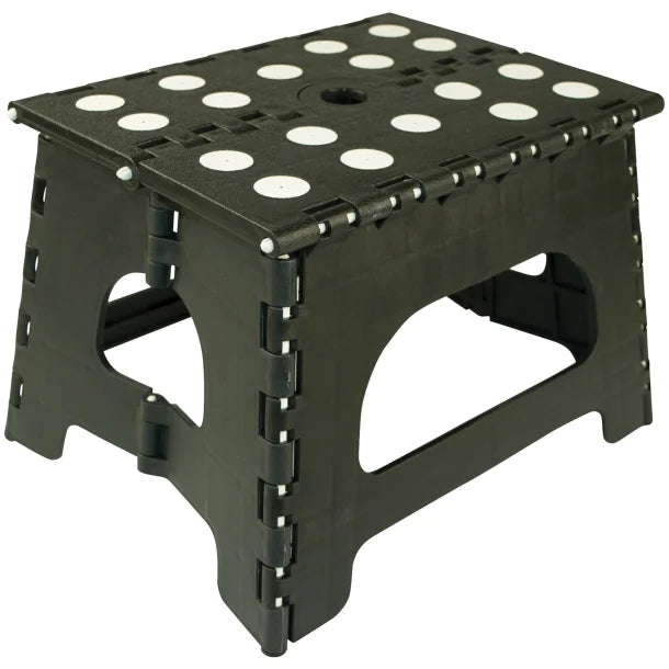 Range Kleen® 1-Step Folding Step Stool, Black