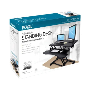 Royal® Universal Adjustable Standing Tabletop Desk