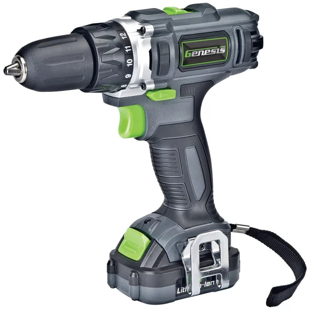 Genesis™ 12-Volt Cordless Li-Ion 2-Speed Drill/Driver