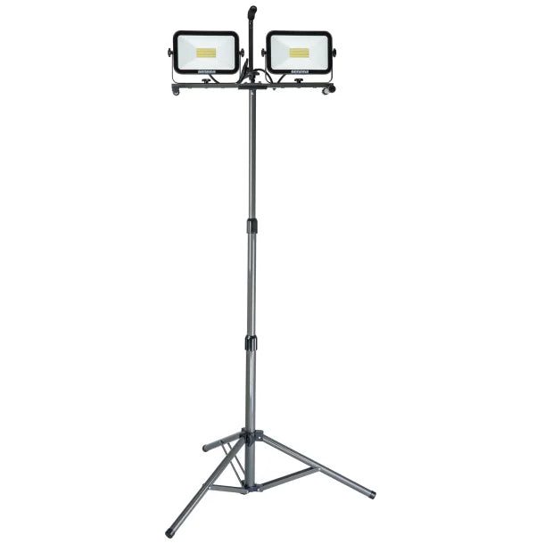 Genesis™ 13,000-Lumen Dual-Head LED Work Light with Tripod