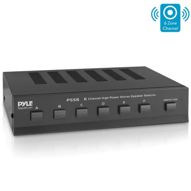 Pyle® High-Power Stereo Speaker Selector (6 Channel)