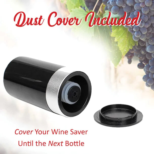 Brentwood® Portable Automatic Vacuum Wine Preserver and Bottle Stopper