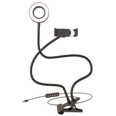 Bower® 24-In. Flexible White and RGB Ring Light with Smartphone Holder