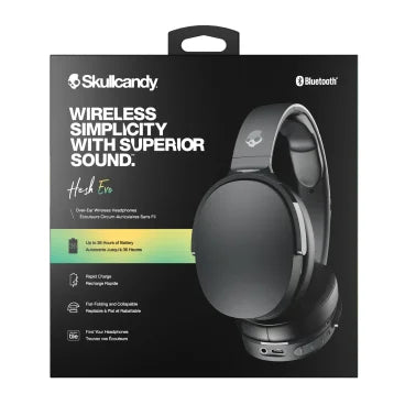 Skullcandy® Hesh® Evo Wireless Over-Ear Headphones with Microphone (Black)