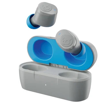 Skullcandy® Jib® True 2 In-Ear True Wireless Stereo Bluetooth® Earbuds with Microphones (Light Gray/Blue)