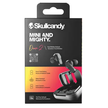 Skullcandy® Dime® True 2 In-Ear True Wireless Stereo Bluetooth® Earbuds with Microphones (True Black)