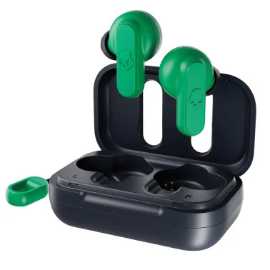 Skullcandy® Dime® True 2 In-Ear True Wireless Stereo Bluetooth® Earbuds with Microphones (Dark Blue / Green)