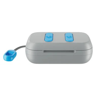 Skullcandy® Dime® True 2 In-Ear True Wireless Stereo Bluetooth® Earbuds with Microphones (Light Gray/Blue)