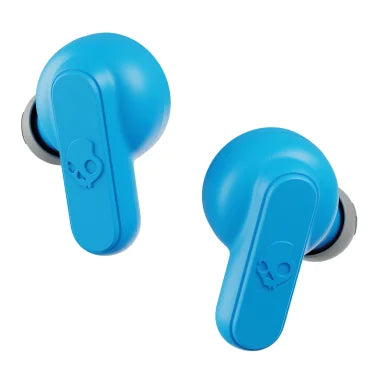 Skullcandy® Dime® True 2 In-Ear True Wireless Stereo Bluetooth® Earbuds with Microphones (Light Gray/Blue)