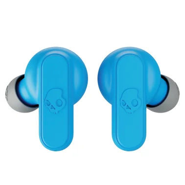 Skullcandy® Dime® True 2 In-Ear True Wireless Stereo Bluetooth® Earbuds with Microphones (Light Gray/Blue)