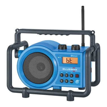 Sangean® BlueBox Portable AM/FM Ultra-Rugged Rechargeable Digital Tuning Receiver with Bluetooth®