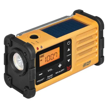 Sangean® AM/FM/NOAA® Weather Crank Radio