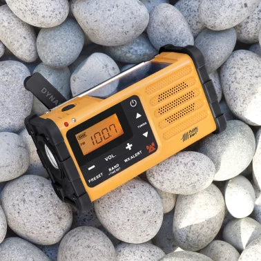 Sangean® AM/FM/NOAA® Weather Crank Radio