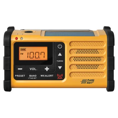 Sangean® AM/FM/NOAA® Weather Crank Radio