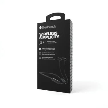 Skullcandy® Jib®+ Wireless Bluetooth® In-Ear Earbuds with Microphone (Black)