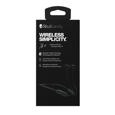 Skullcandy® Jib®+ Wireless Bluetooth® In-Ear Earbuds with Microphone (Black)