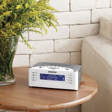 Sangean® AM/FM Atomic Clock Radio with LCD Display