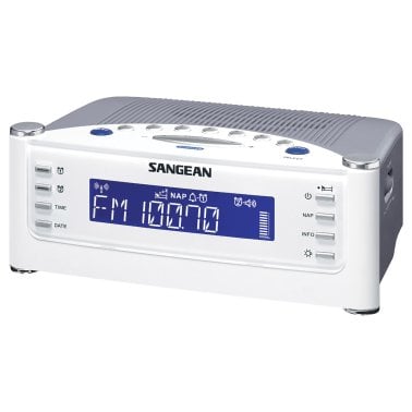 Sangean® AM/FM Atomic Clock Radio with LCD Display